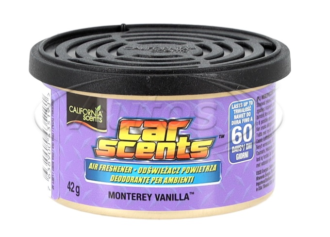 Osvěžovač vzduchu do auta "CALIFORNIA SCENTS" Monterey Vanilla, 42g