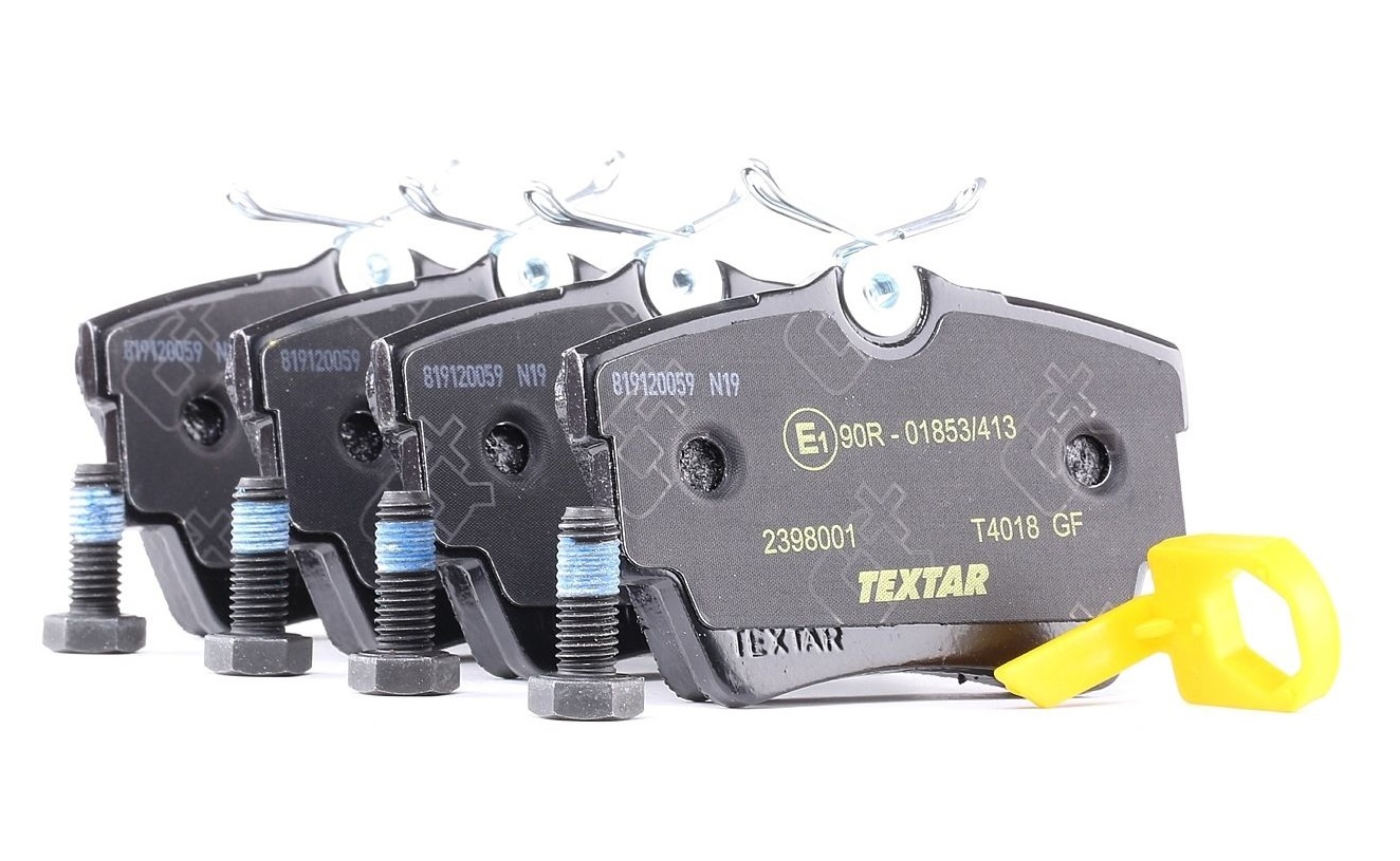 Deska brzdová 23980 Textar 94,6x57,3x17 RENAULT Trafic, OPEL Vivaro, FIAT Talento, NISSAN