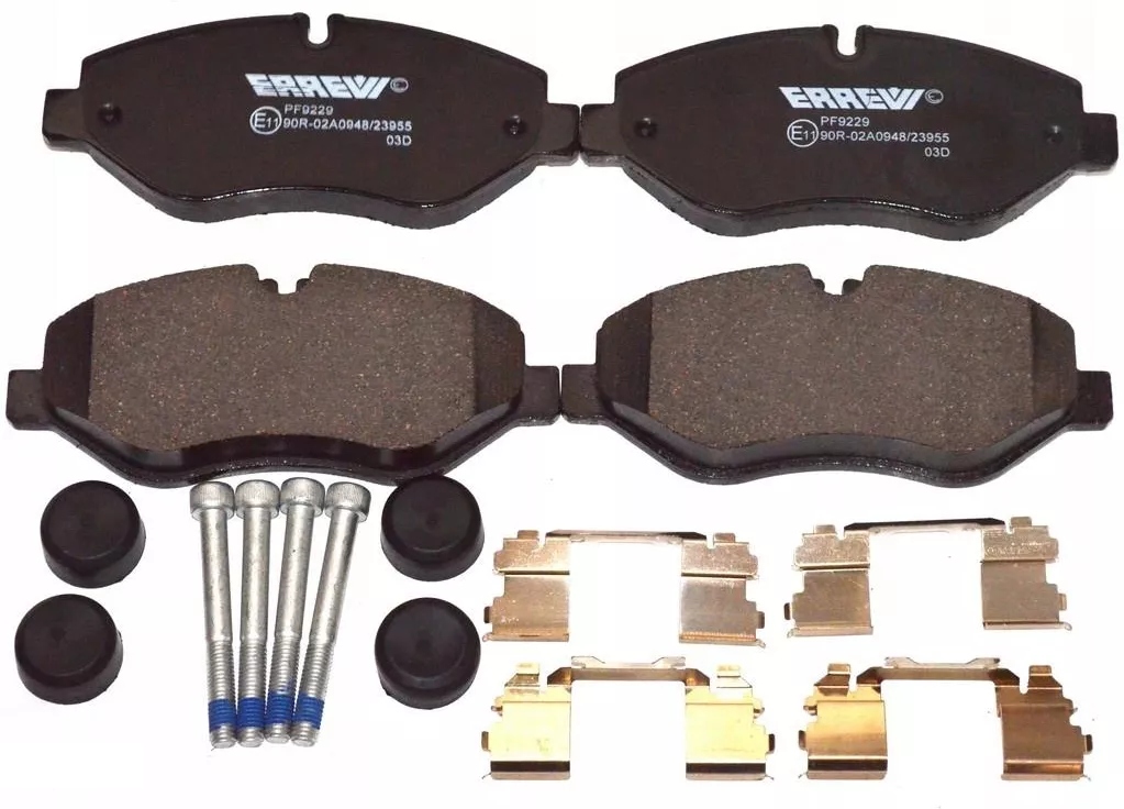 Deska brzdová 163,3x67,2x21,4 Errevi PN BREMBO IVECO Daily IV/V/VI