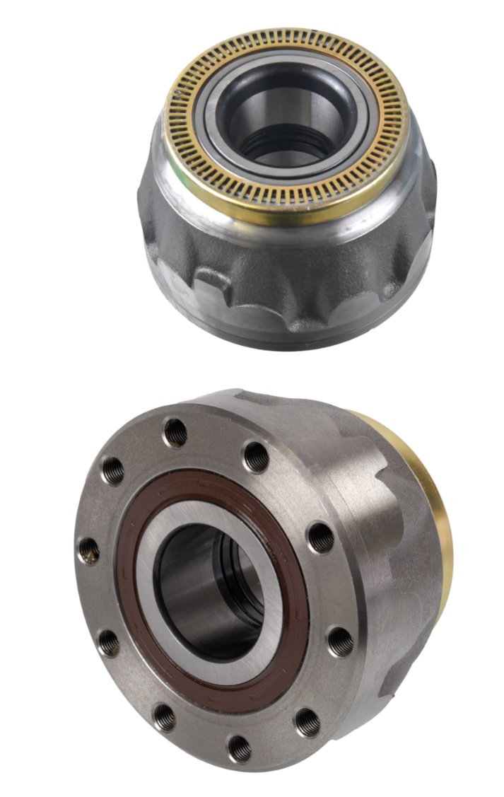 Náboj kola s ložisky a kroužkem ABS PN L/P DAF LF55 od 2001, LF Euro 6 od 2013, RVI Midlum