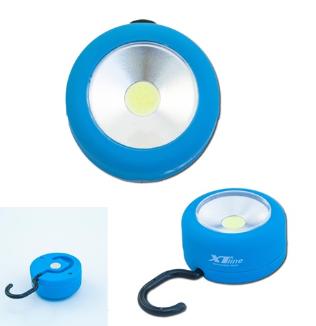 Svítilna dílenská XT Line COBALT 1W, magnetický+háček