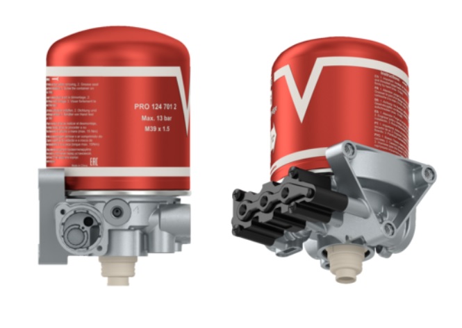 Vysoušeč vzduchu 24V/13bar M22x1,5/M16x1,5 VOLVO, DAF, SCANIA, PACCAR
