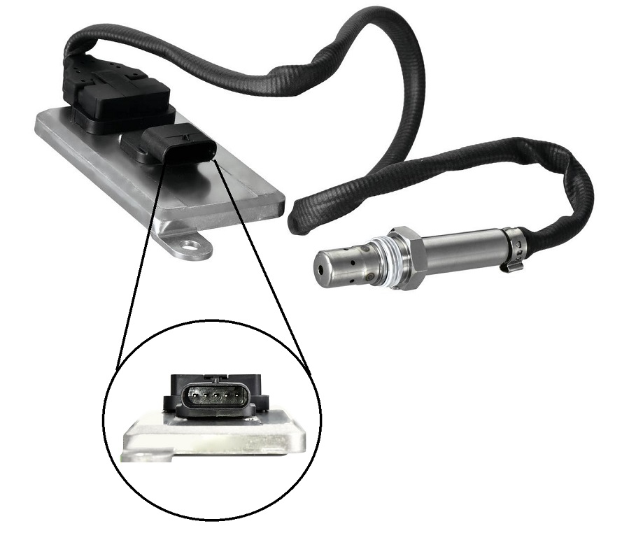 Snímač výfukových plynů NOx před katalyzátor 185mm IVECO Stralis,E.Cargo