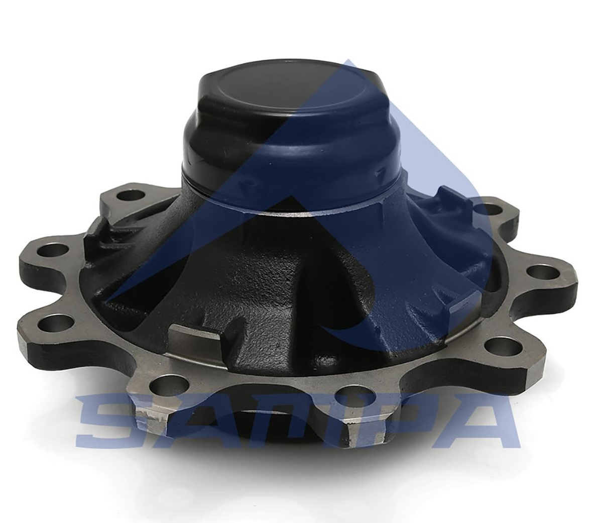 Náboj kola s ložisky a kroužkem ABS BPW HS/KH "ECO PLUS 2" 8-9 T.