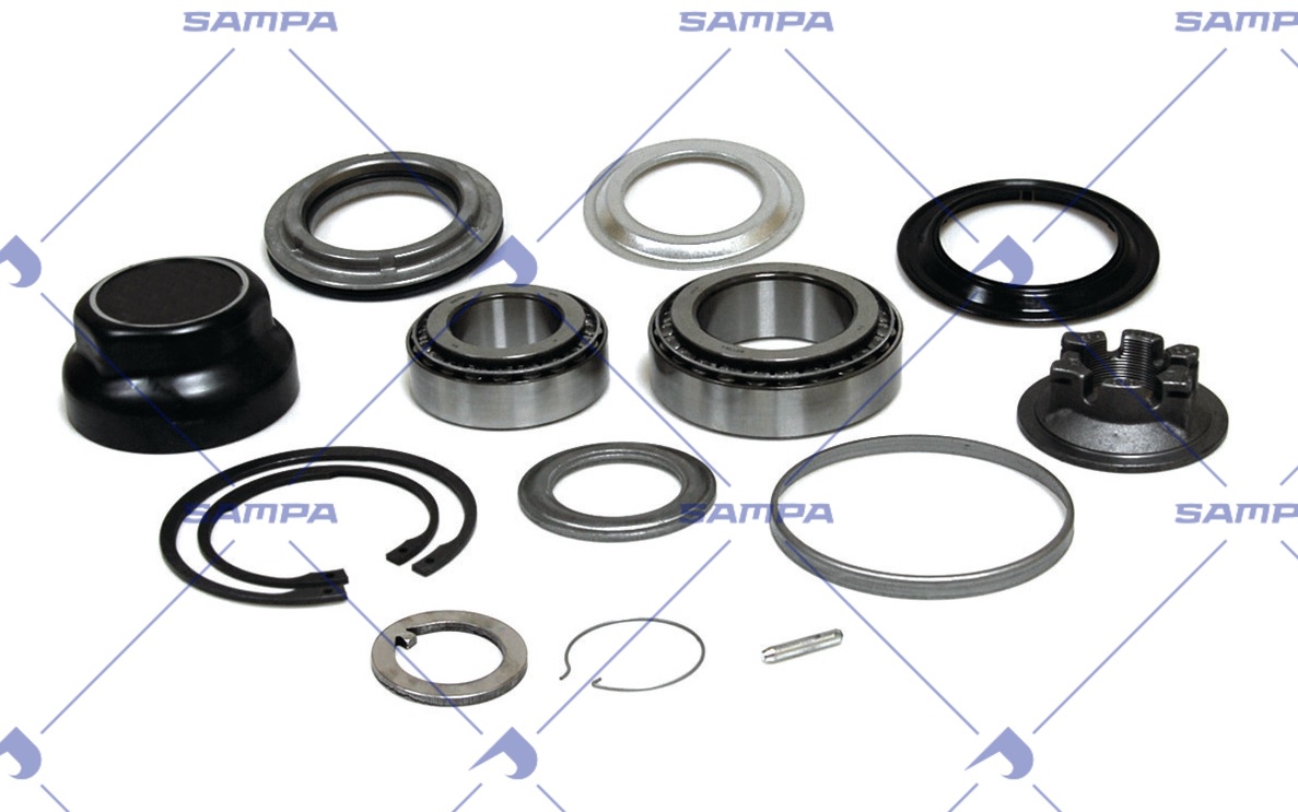 Sada opravárenská náboje kola - / ložiska, matice, těsnění/ BPW ECO 10-12T