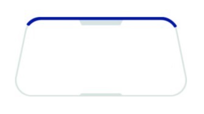 Profil krycí okna - plastový MAN TGA, TGM, TGL