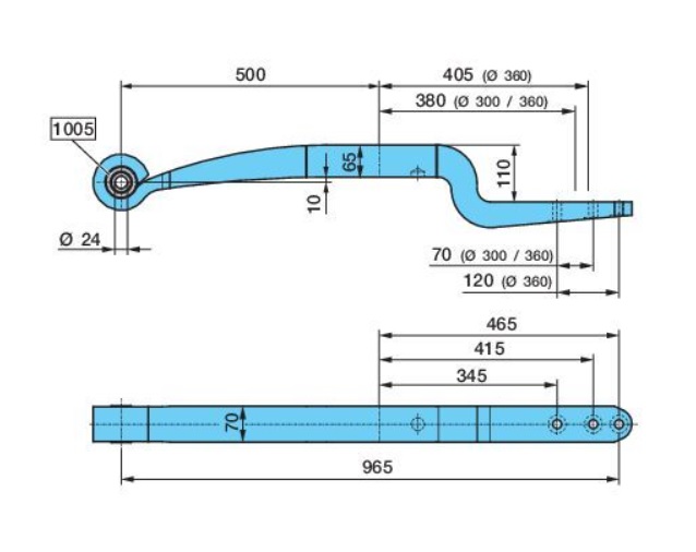 Pero listové 500/405 1 list BPW