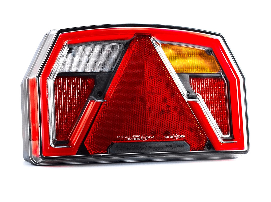 Svítilna zadní 6-dílná P, poziční světlo ve verzi 
neon, bez osvětlení SPZ,kabel 1 m