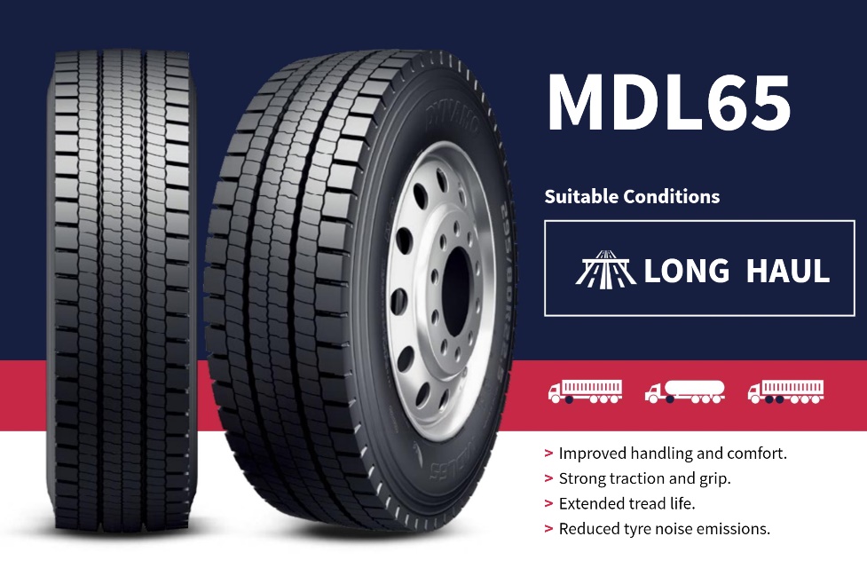 Pneumatika nákladní 315/80 R22,5" MDL65  156/153K  M+S 3PMSF / záběrová