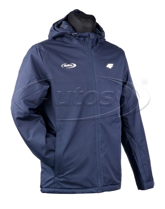 Bunda pánská zimní  - modrá logem AUTOS, vel. XXL