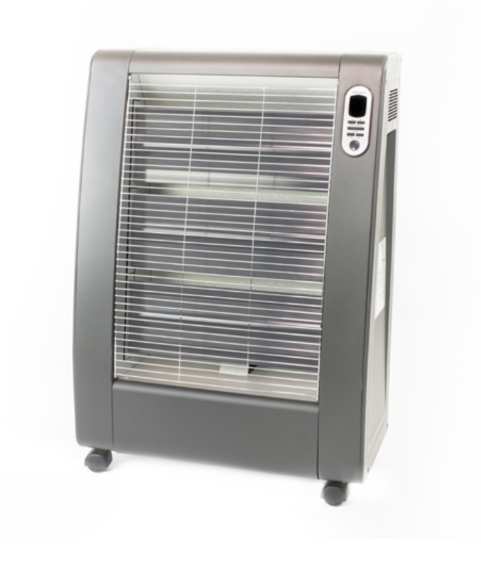 Zářič tepelný - elektrický infra 2,8kW/ 11,8A/ 25-250m3/ 54x29x80cm