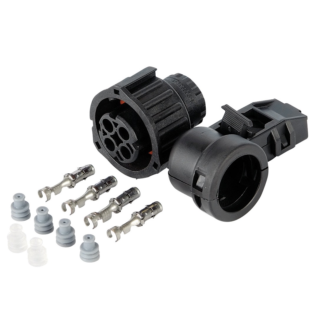 Sada opravárenská 4 pól. zástrčky se svorkou 90°   DAF, RVI, SCANIA, VOLVO