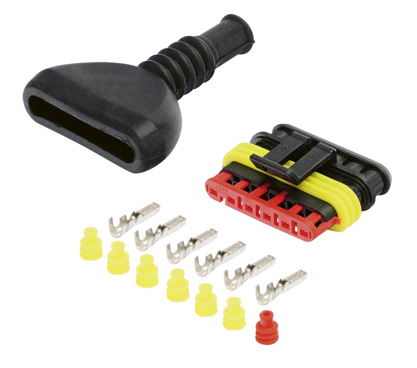 Sada opravárenská 6 pól. zástrčky Super Seal +manžeta IVECO Daily III/IV/V, E.Daily, E.Sta