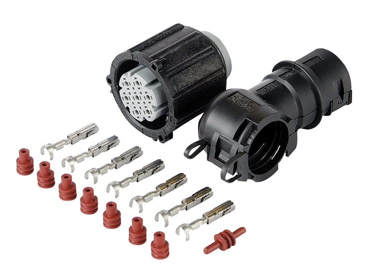 Sada opravárenská 7 pól. zástrčky 90° DAF 75CF, 85CF, LF45, LF55, CF75 IV, CF85 IV, XF95, 