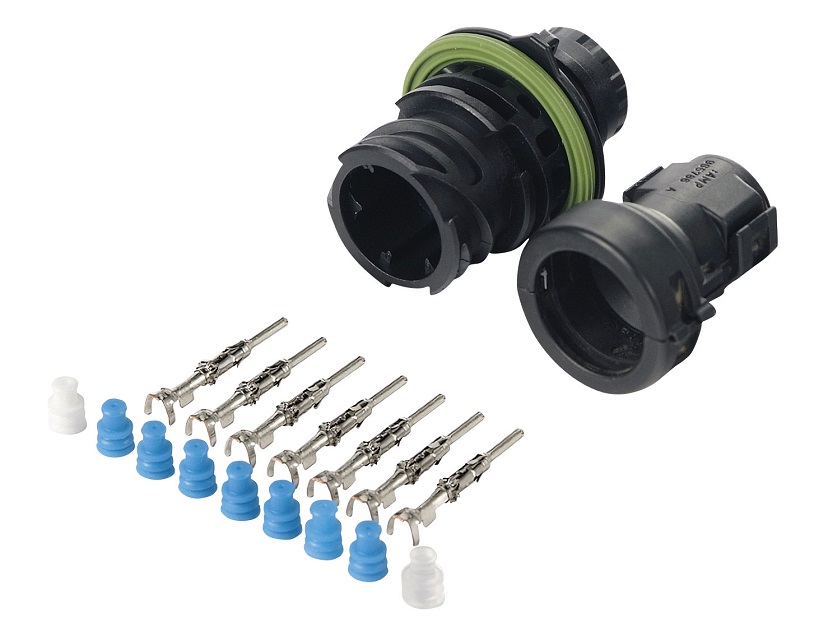 Sada opravárenská 7 pól. zásuvky NW8.5 180° MERCEDES Atego II/III, Axor II, Actros