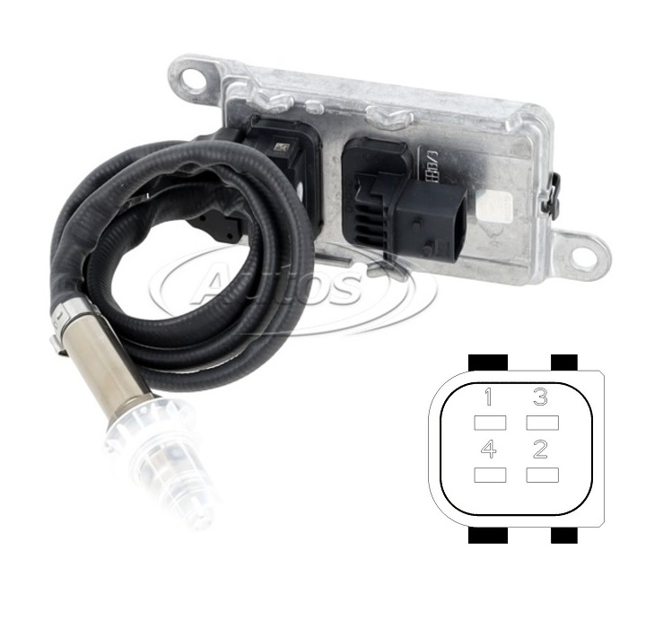 Snímač výfukových plynů NOx 890mm za katalyzátor SCANIA L,P,G,R,S od 2016/ P,G,R,T