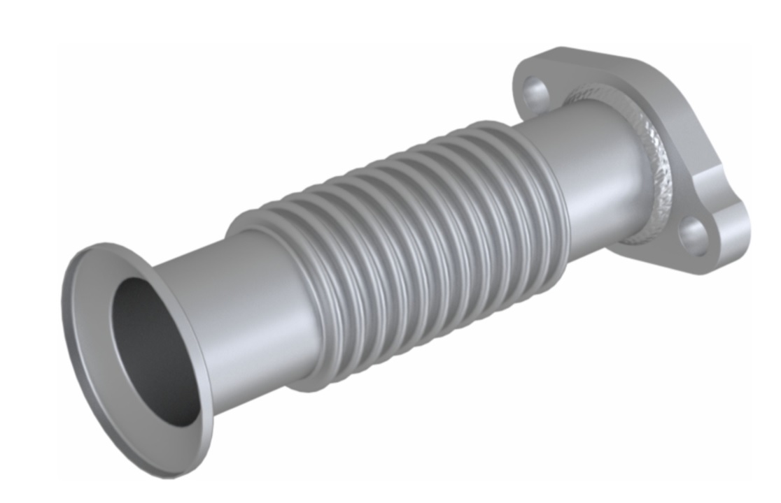 Trubka s pružným dílem recirkulátoru výfukových plynů MAN TGX