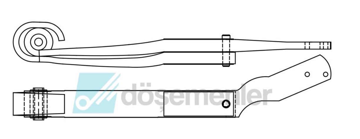 Pero listové  714/309  2 listy SCANIA P,G,R,T od 2004