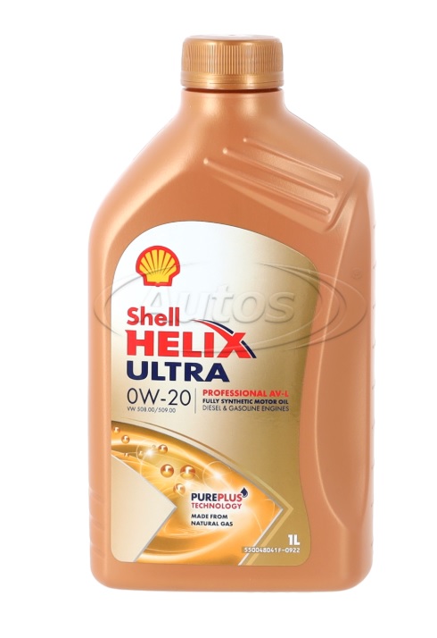 Olej motorový SHELL HELIX Ultra Professional AV-L 0W- 20, 1 l