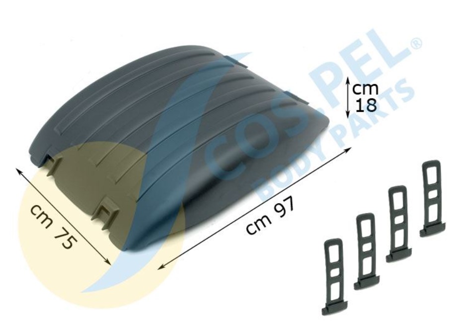 Blatník zadní horní díl L/P SCANIA 124, CP144, CR144