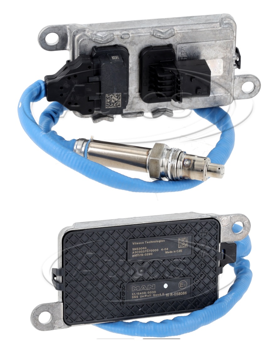 Snímač výfukových plynů NOx460mm za katalyzátor MAN TGS/TGX