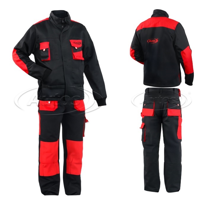 Oblečení pracovní s logem AUTOS - komplet s bundou a kalhoty, vel. L