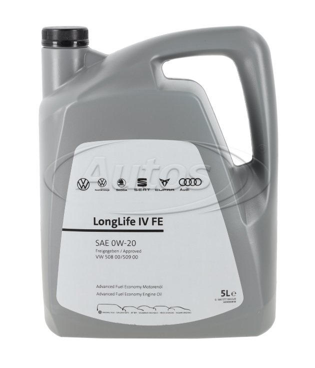 Olej motorový VW LONG LIFE IV FE 0W-20, 5 l