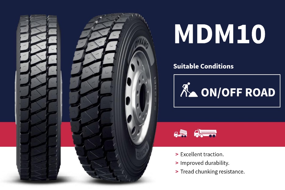 Pneumatika stavební 13 R22,5"  MDM10  156/150K  M+S 3PMSF / záběrová ON/OFF Road