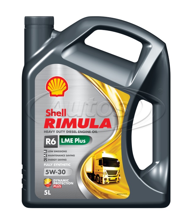Olej motorový SHELL RIMULA R6 LME PLUS 5W-30, 5 l