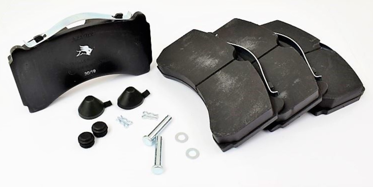 Deska brzdová 29244 Meritor 207x113,9x31 KNORR SL7 ZN MERCEDES Actros MP4/MP5, Axor 2 