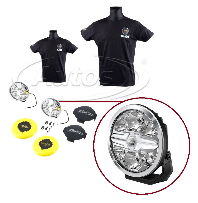 Svítilna dálková 12V/24V 17W Valuefit 6xLED 9" 6000K, kabel 0,5m