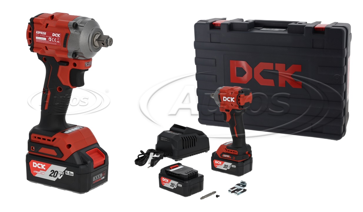Utahovák rázový AKU KDPB358/EK 1/2" 20V/500 Nm s kufrem, 2x baterie a nabíječka