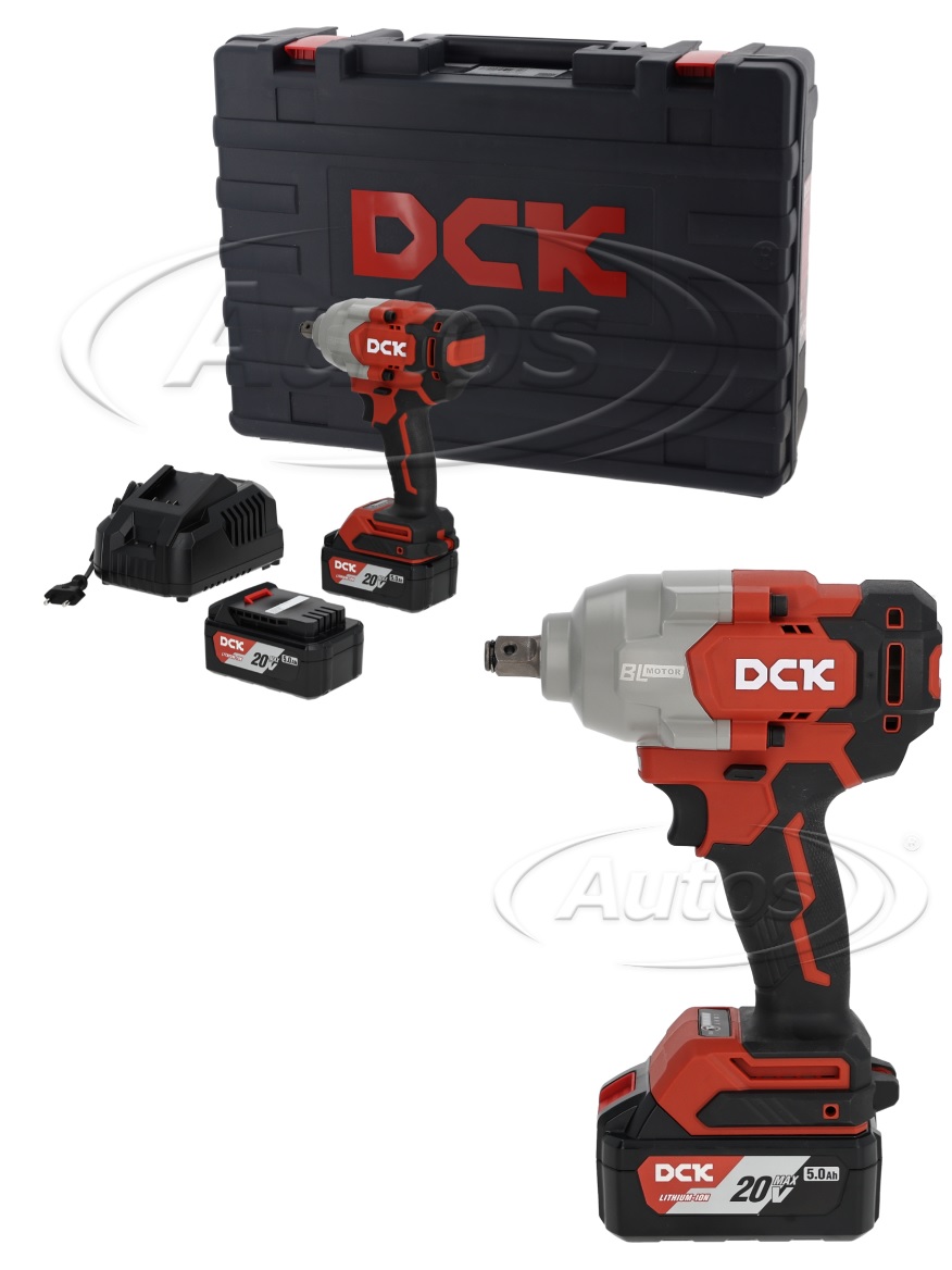 Utahovák rázový AKU KDPB698/FK 1/2" 20V/698Nm/910Nm v kufru+2x baterie a nabíječka