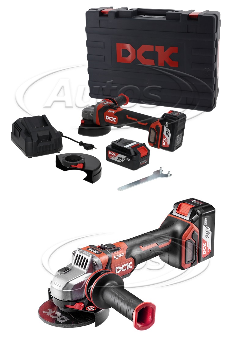 Bruska úhlová AKU KDSM04-125/FK 20V 9000ot., pr.125mm s kufrem+2x baterie a nabíječka