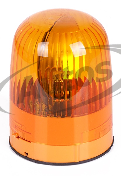 Maják výstražný 24V JUNIOR oranžový malý, pevná montáž