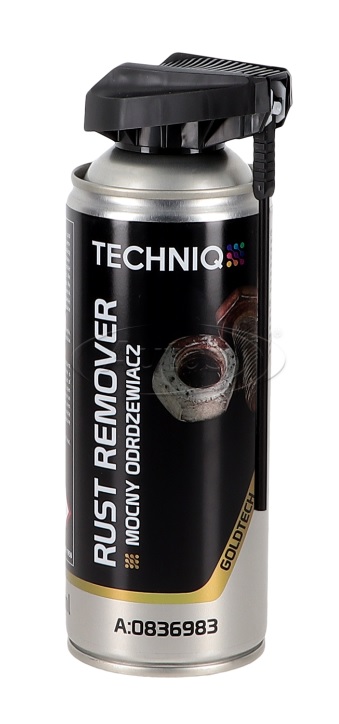 Sprej uvolňovač šroubů - odrezovač se zvýšeným účinkem TECHNIQ, Goldtech Rust, 400ml