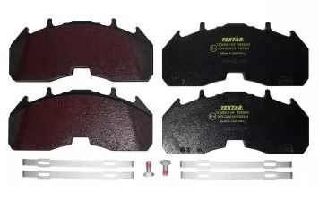 Deska brzdová 29332 Textar 249,5x106,8x29,25  SCANIA P,G,R,T  PDE/ HPi / XPi Euro 5