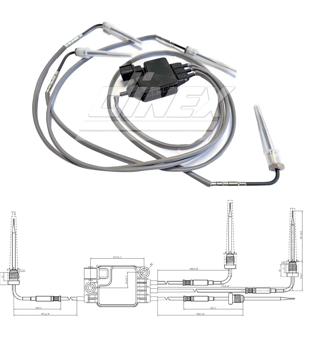 Snímač teploty výfukových plynů DAF Euro 6