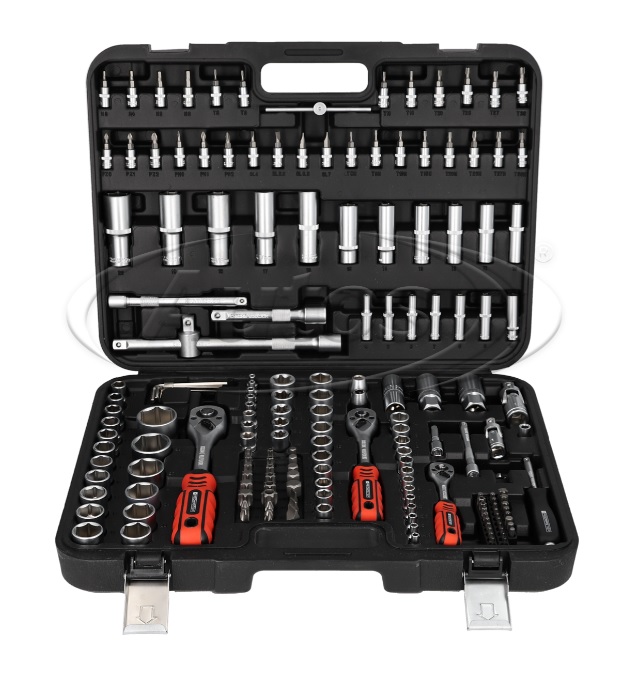 Sada klíčů GOLA 1/4 " 3/8" 1/2" - 179 ks s příslušenstvím