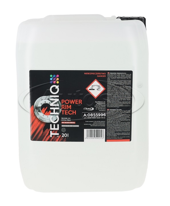 Přípravek na mytí hliníkových disků kol TECHNIQ Power RimTech, 20 l