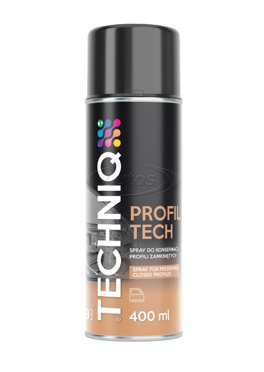 Přípravek na konzervaci uzavřených profilů karoserie TECHNIQ ProfilTech, 400 ml