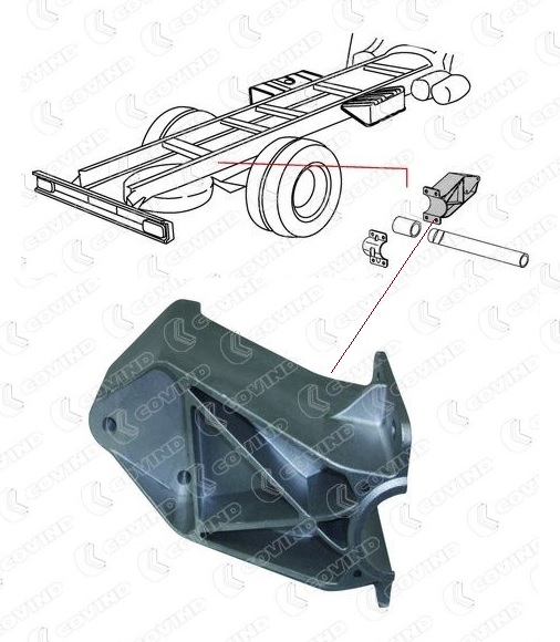 Držák blatníku zadní L/P DAF 75/85CF//CF75/CF 85//XF 95/105