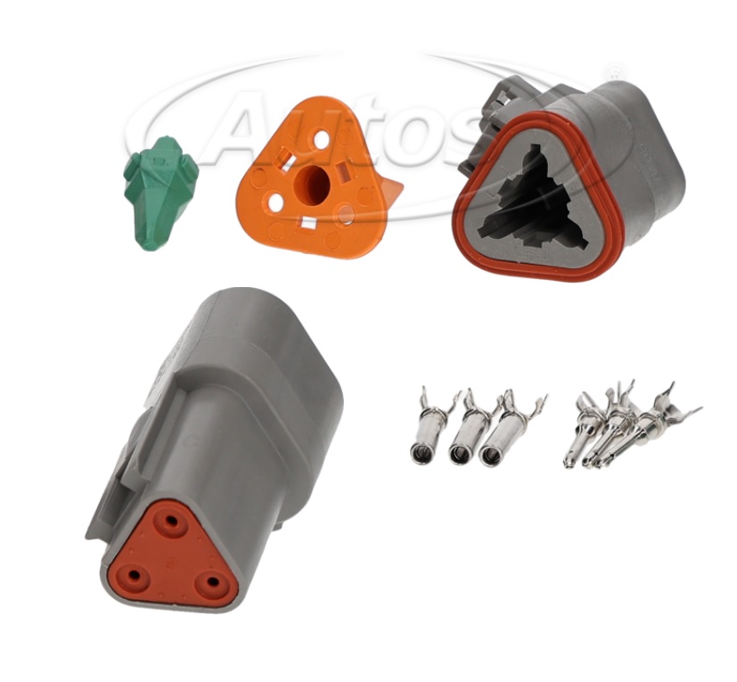 Sada opravárenská konektoru 3pin typ DEUTSCH DT06-3