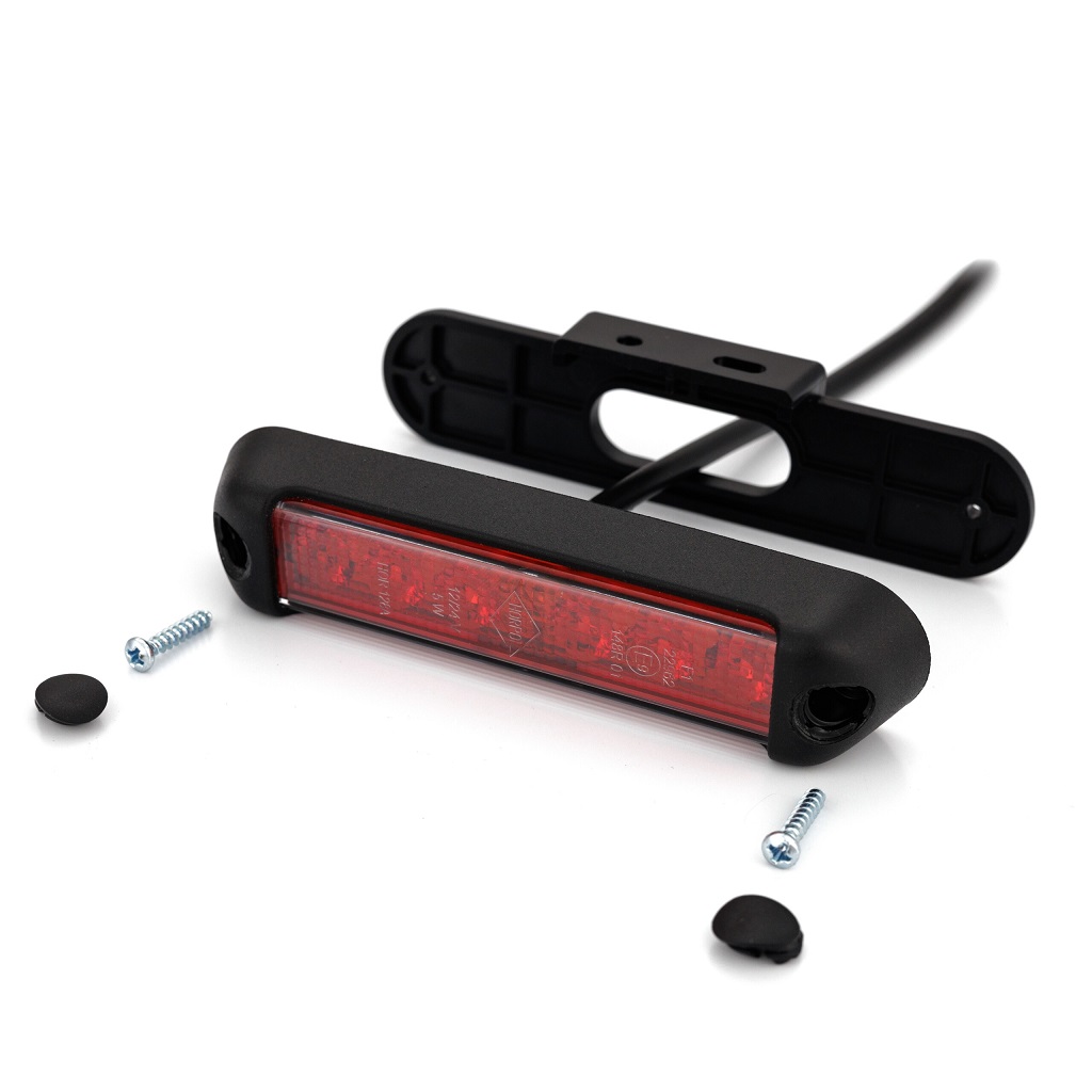 Svítilna mlhová zadní 12V/24V 6xLED 5W, kabel 0,5m