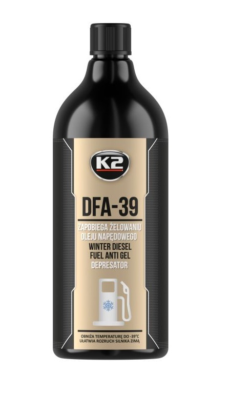 Aditivum proti zamrzání nafty do -39°C K2 DFA-39, 1 l