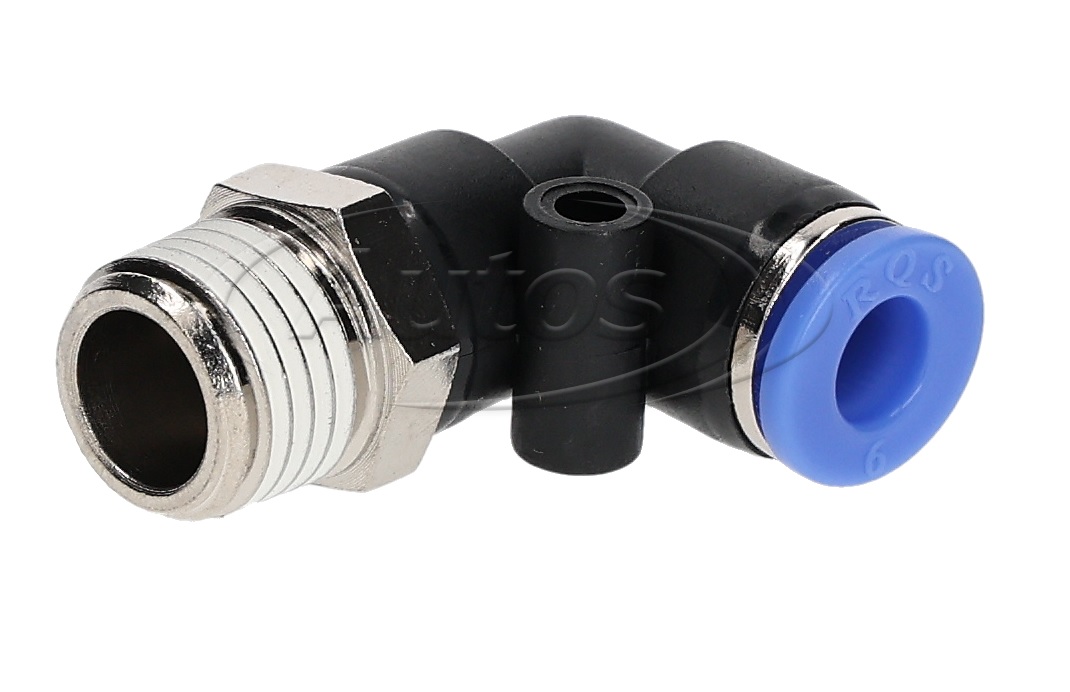 Rychlospojka 90° 1/4" PA6 vnější závit TEKALAN