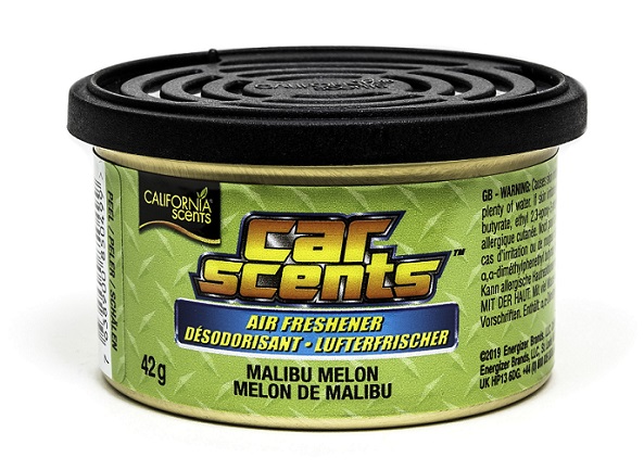 Osvěžovač vzduchu do auta "CALIFORNIA SCENTS" Malibu Melon, 42g