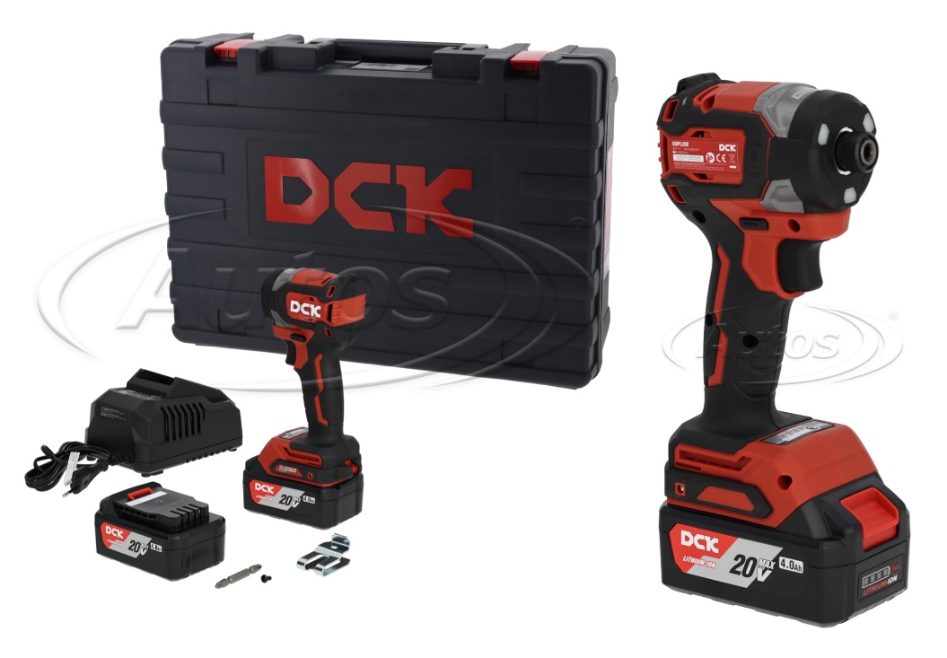 Utahovák rázový AKU KDPL208/EK 20V/ 208Nm v kufru+2x baterie a nabíječka