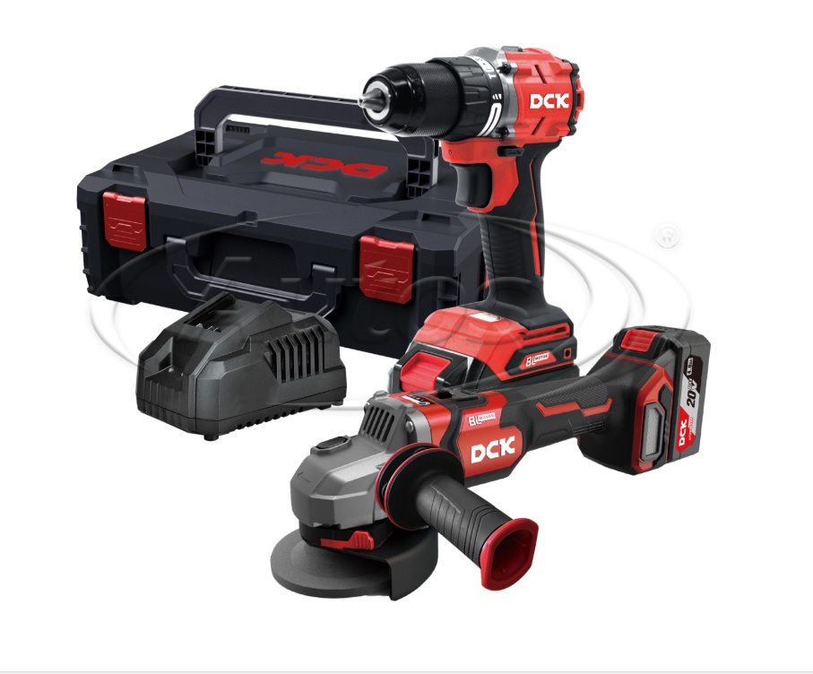 Sada nářadí AKU KDJZ2060i příklepová vrtačka/šroubovák + KDSM04-125 úhlová bruska