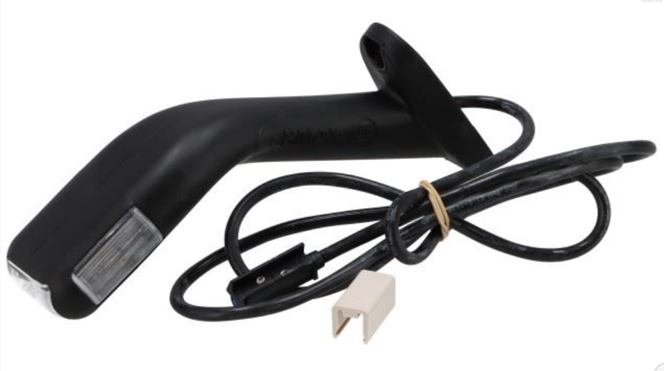 Svítilna poziční - tykadlo L LED č/b/ž , kabel 1,5m, návěs BPW